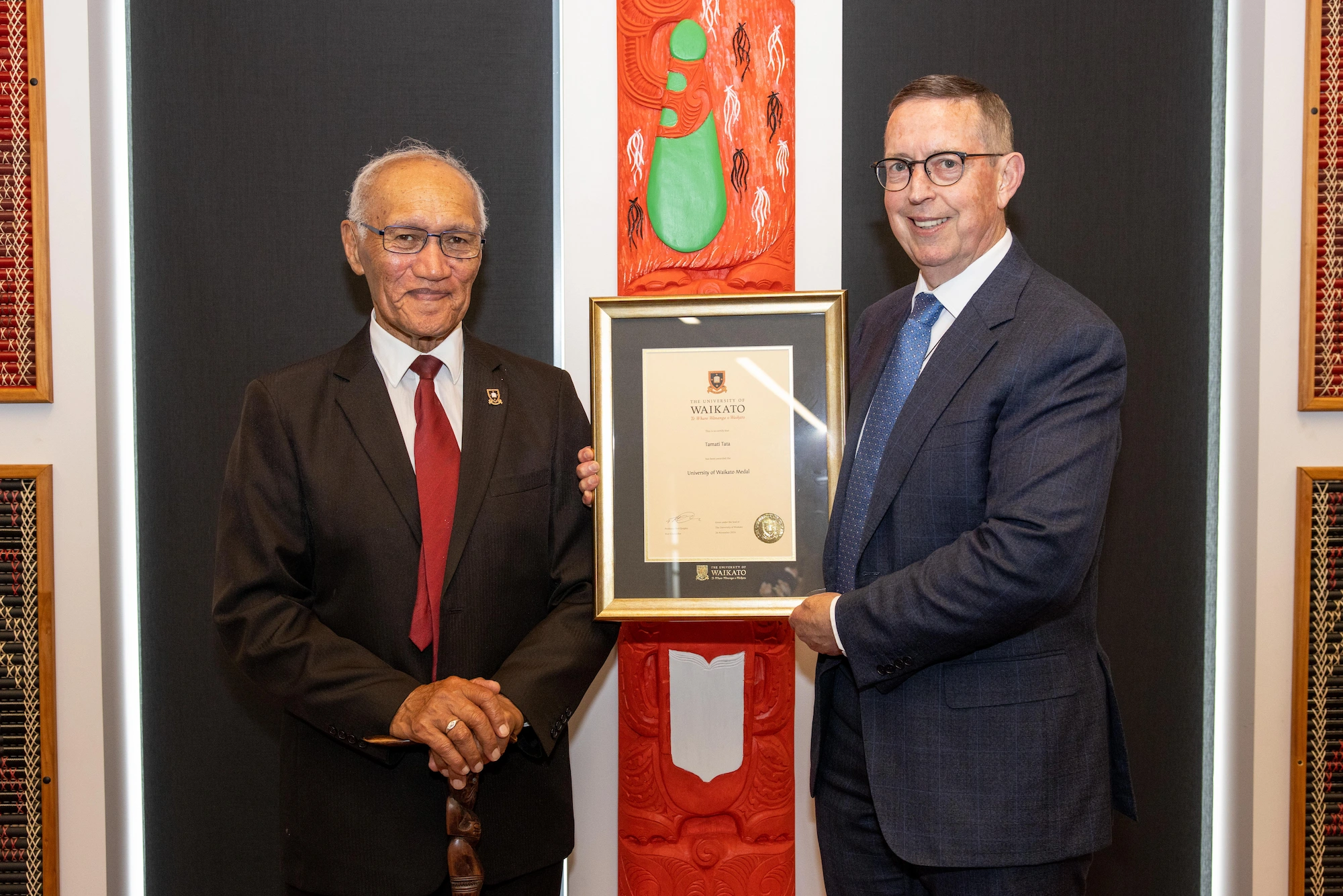 Tamati Tata VC Neil Quigley University Medal