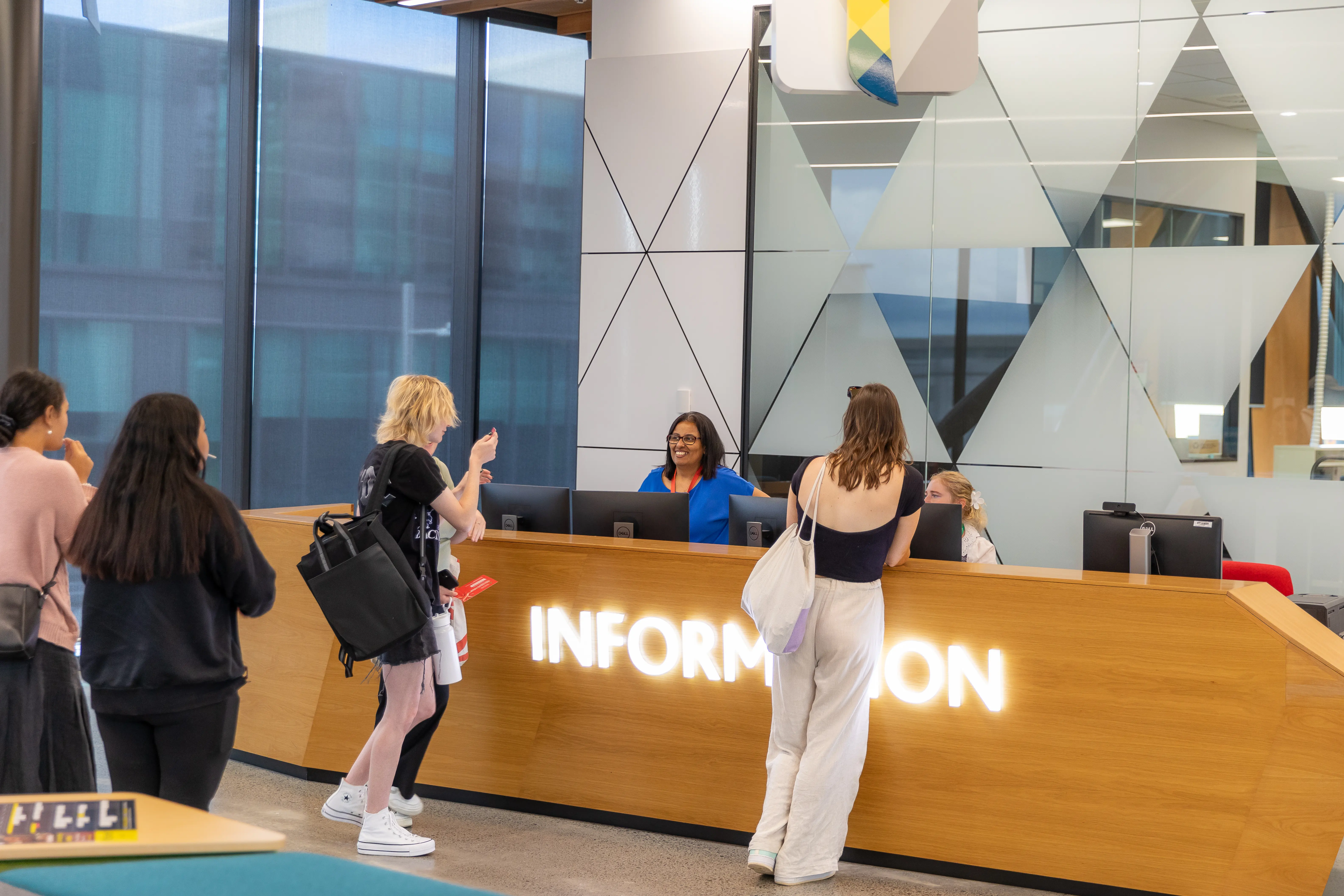 information desk